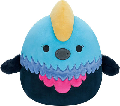 Squishmallows SQCR04136 - Melrose der Kasuar 30 cm, offizielles Kelly Toys Plüsch, superweiches Kusc