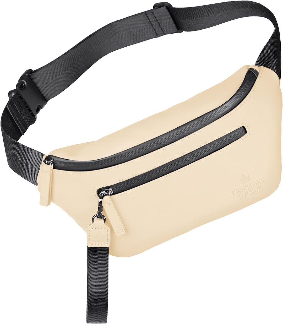 The Friendly Swede Bauchtasche Damen, Herren - Stylisch Gürteltasche Fanny Pack, Hüfttasche, Waist B