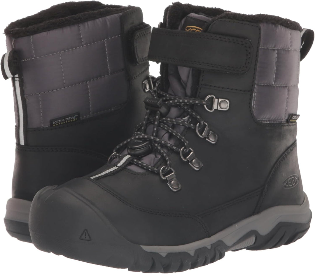 KEEN Unisex Kinder Kanibou Waterproof Schneestiefel 25 EU Black Magnet, 25 EU Black Magnet