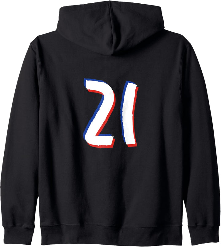 Flagge Chile Kapuzenjacke
