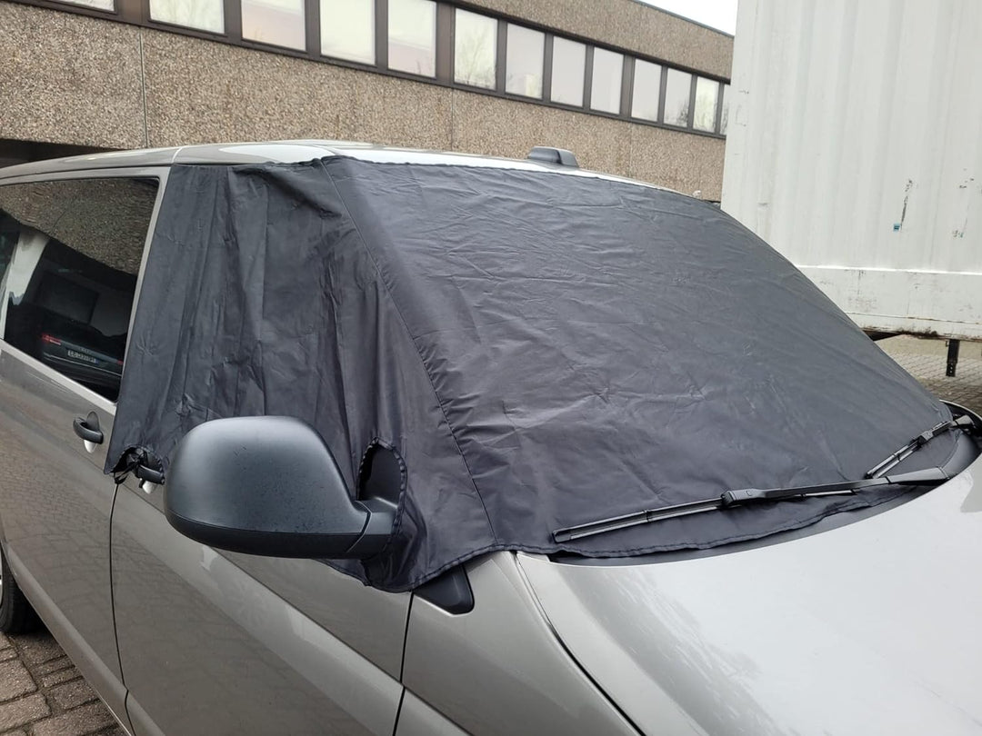 BREMER SITZBEZÜGE Frontscheibenabdeckung kompatibel mit VW T5 T6 T6.1 Wohnmobil Abdeckung Sonnenschu