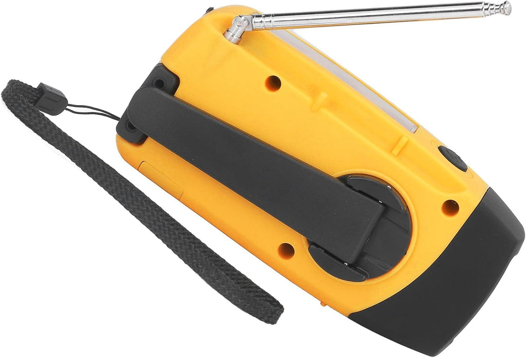 Solarhand -Kurbel Radio, Notfallradio FM/AM/WB (NOAA), mit Taschenlampen -LED -Licht, 360 ° Rotatabl
