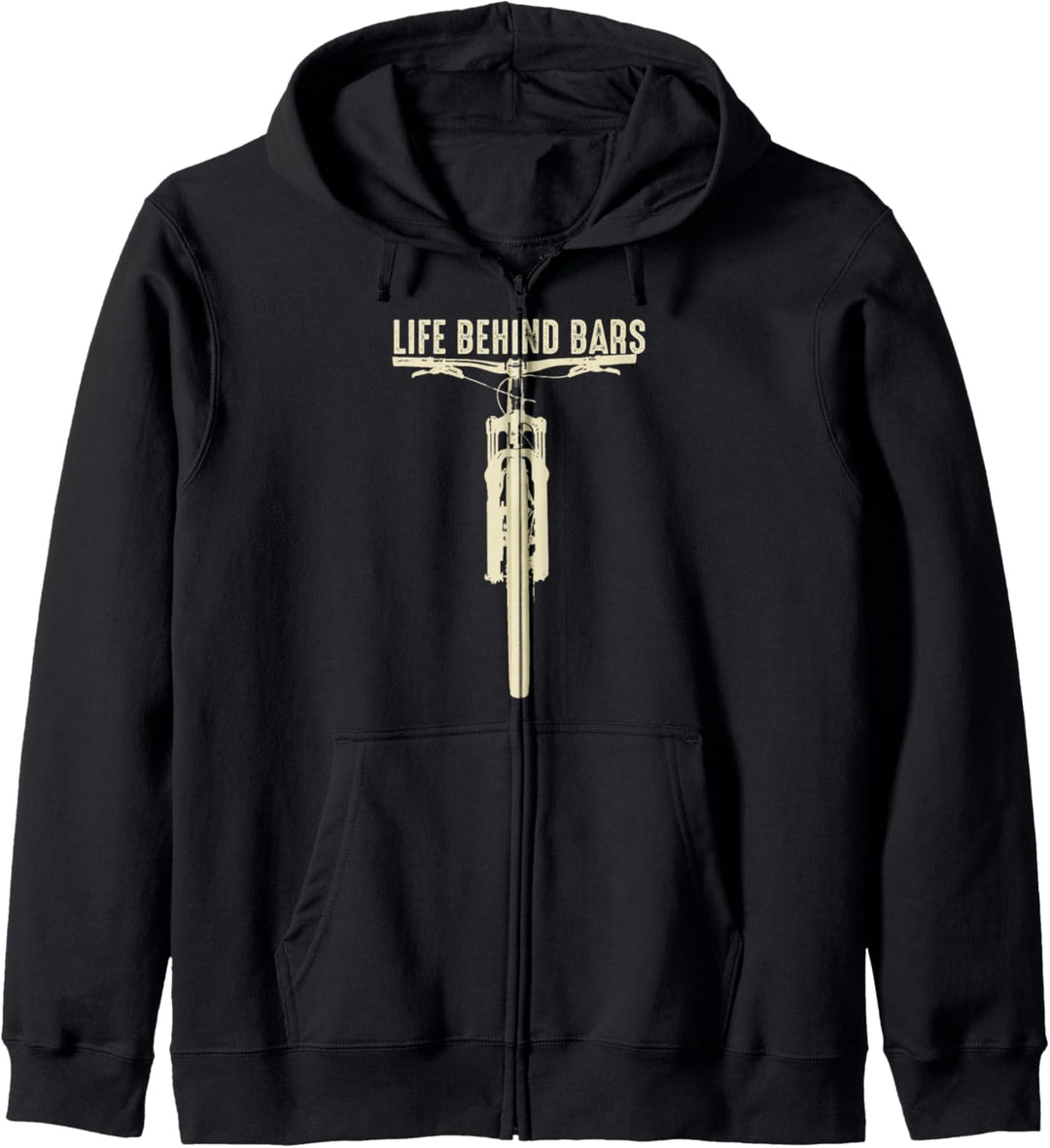 Life Behind Bars | niedliches "I Love MTB Cross Cycling Geschenk Kapuzenjacke