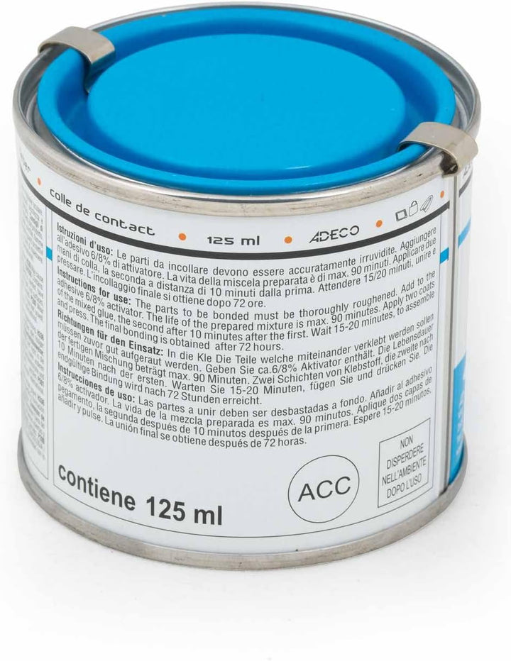 wellenshop Adeco 2K Schlauchboot Reparaturset Flickzeug Adeco für Neopren Hypalon Bootsreparatur Wei