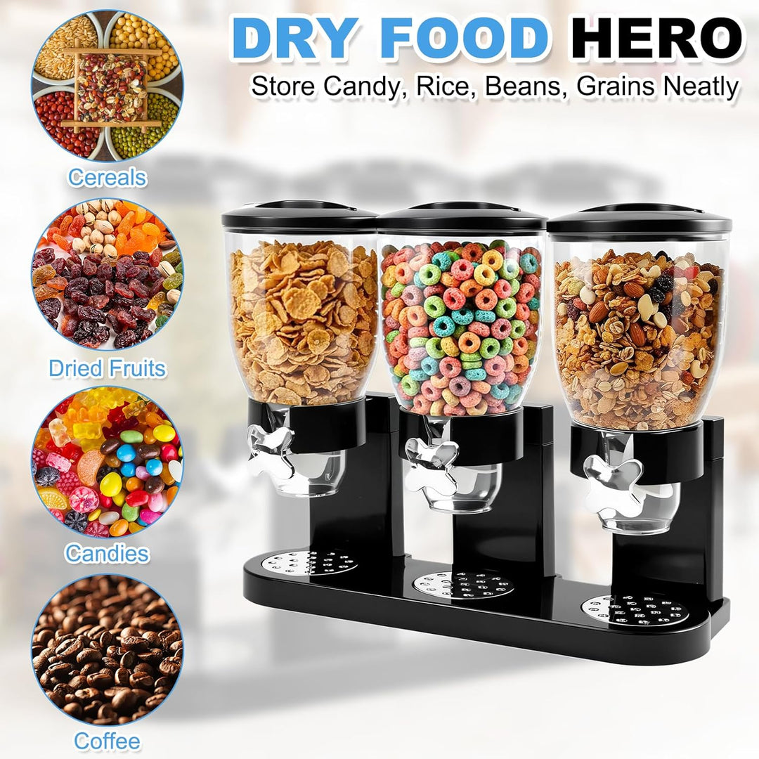 Cereal Dispenser Countertop 2L, Lebensmittelspender aus Kunststoff,Cereal Dispenser & Cornflakes Spe