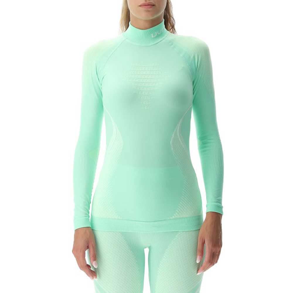 UYN Damen Evolutyon Langarmshirt (1er Pack) M Light Green/White/White, M Light Green/White/White