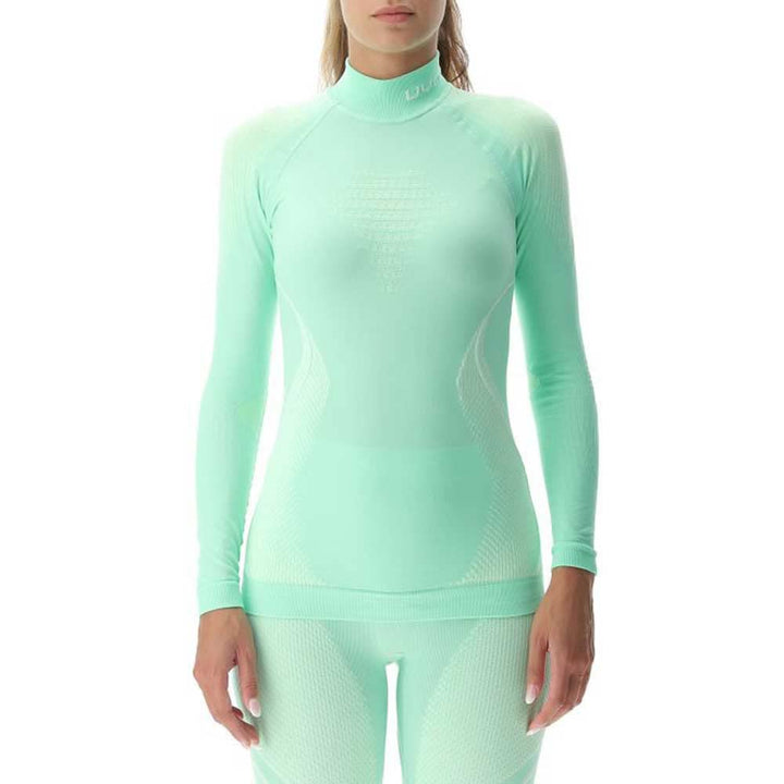 UYN Damen Evolutyon Langarmshirt (1er Pack) M Light Green/White/White, M Light Green/White/White