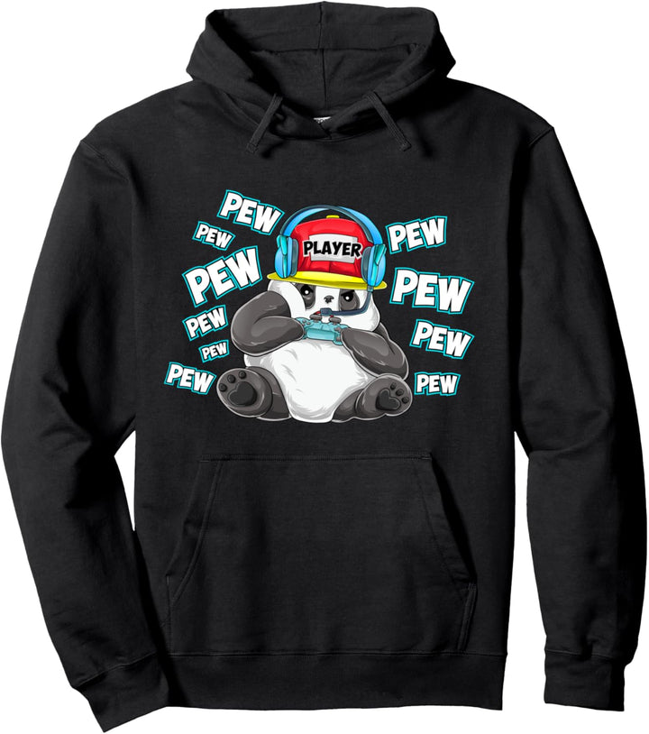 Gaming Panda Player Game Controller Gamerin Gamer Pullover Hoodie