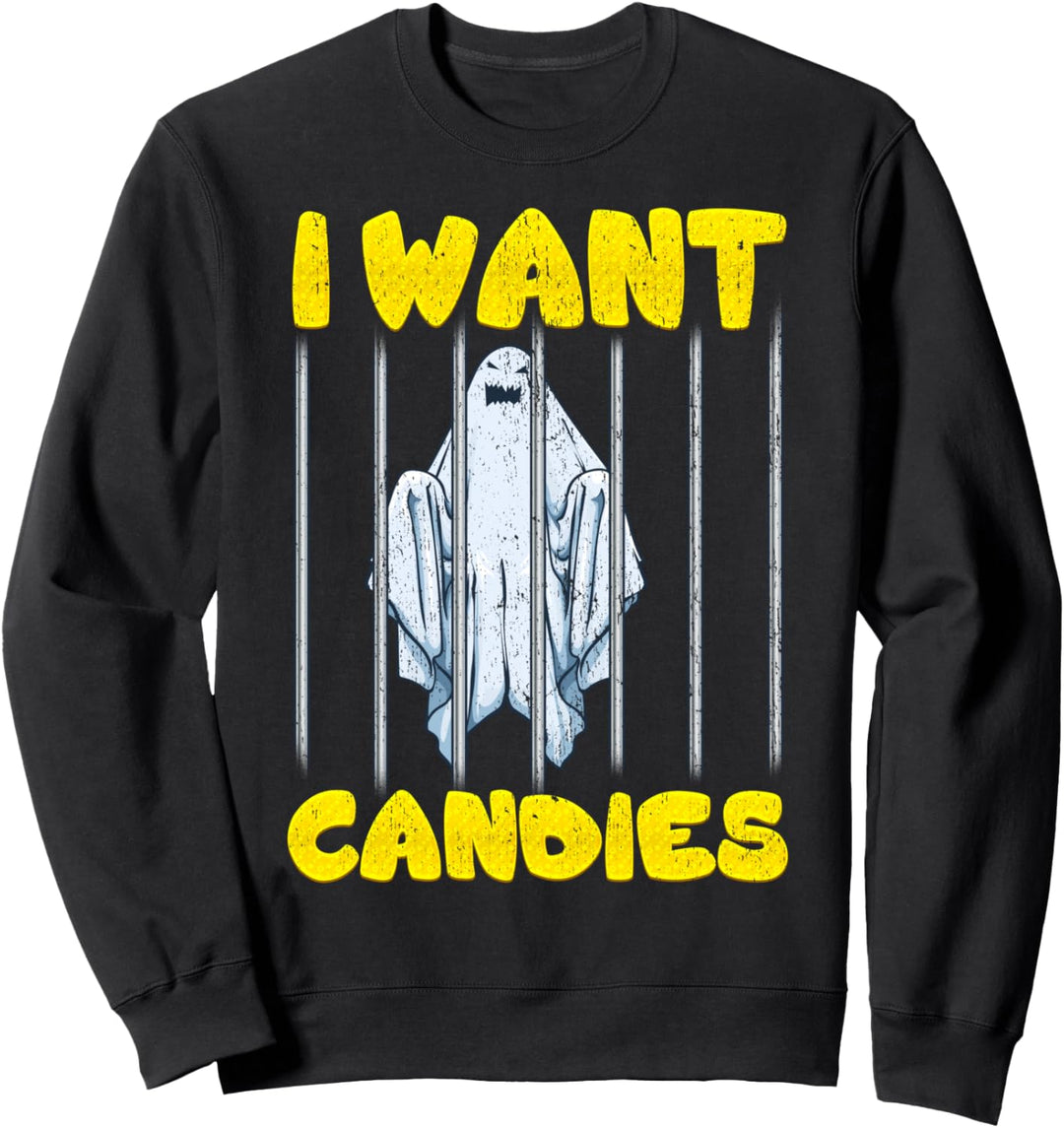 Geist Halloween Süsses oder Saures Sweatshirt