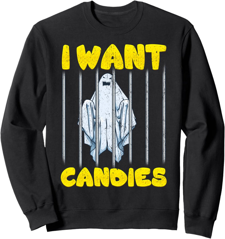 Geist Halloween Süsses oder Saures Sweatshirt