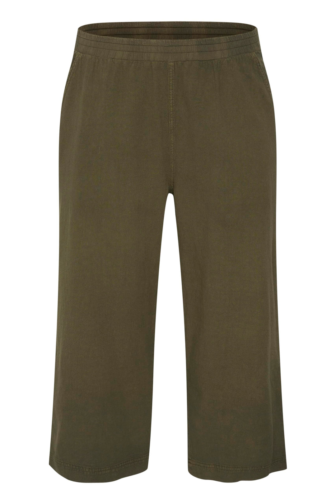 KAFFE CURVE Casual Hose KCnana Damen Grosse Grössen Hose Culotte 3/4 Weite Culottehose 48 Grosse Grö