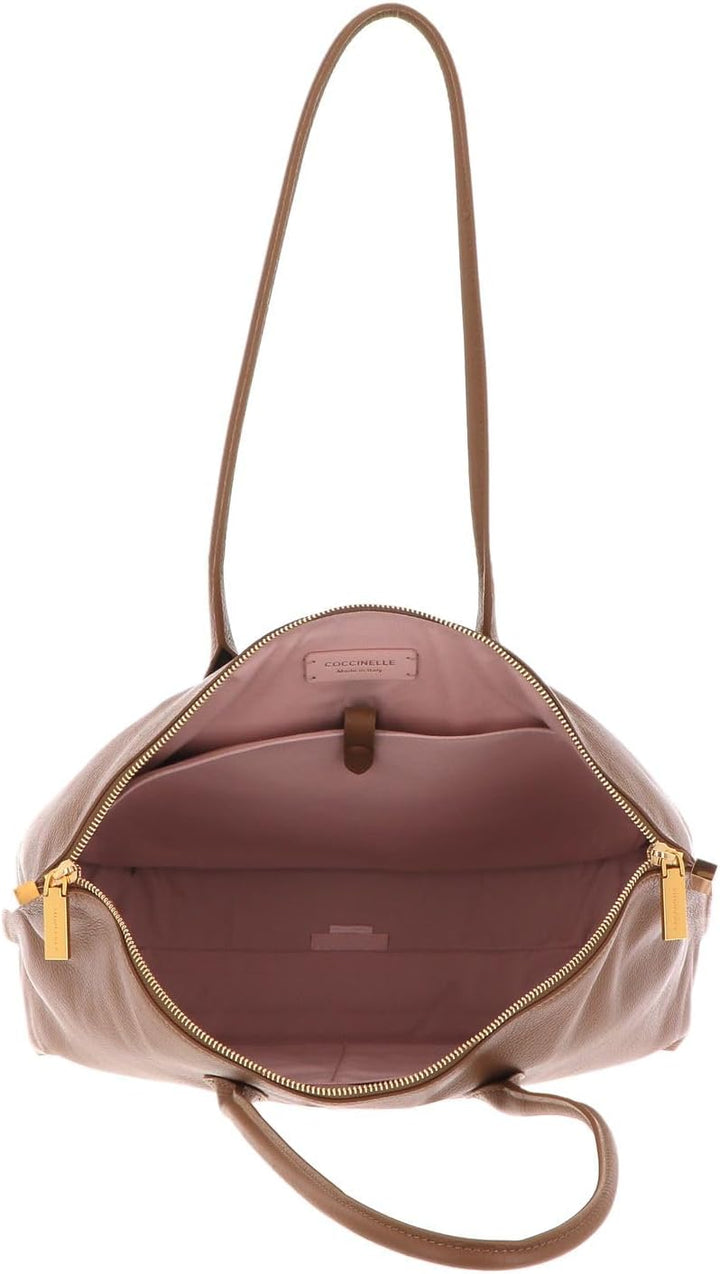 Coccinelle Estelle Shoulder Bag Nocciola