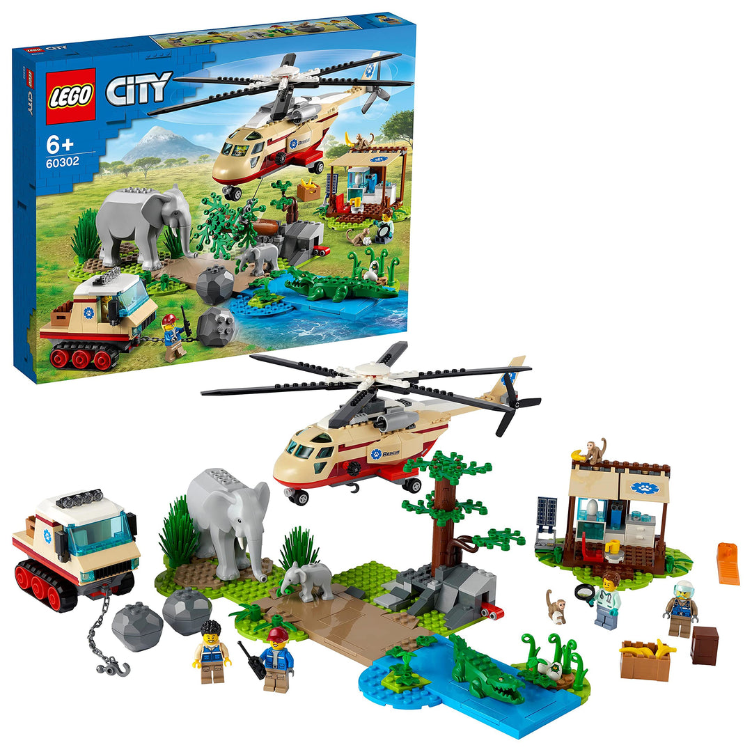 LEGO 60302 City Wildlife Tierrettungseinsatz Standard Verpackung Single, Standard Verpackung Single