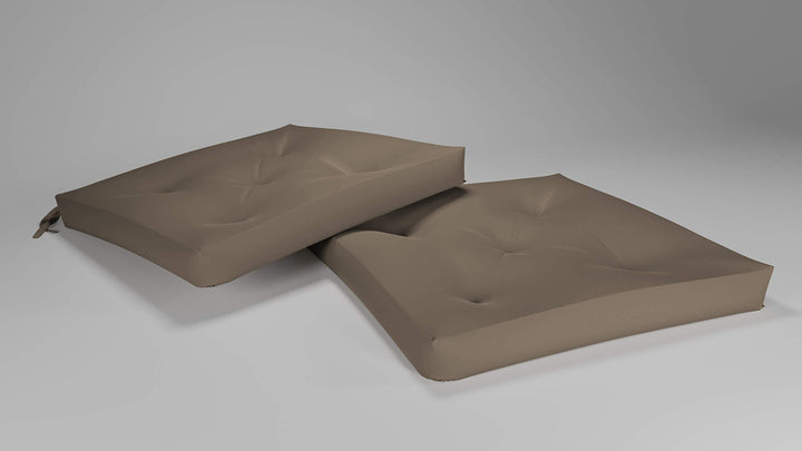 Rollmayer 2er Set Stuhlkissen mit Steppung Stuhlauflage Sitzkissen Sitzpolster Auflage für Stühle in