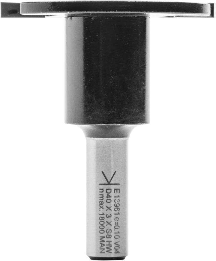 ENT 13961 Scheibennutfräser HW, Schaft (S) 8 mm, Durchmesser (D) 40 mm, NL 3 mm, GL 50 mm, auf Aufna