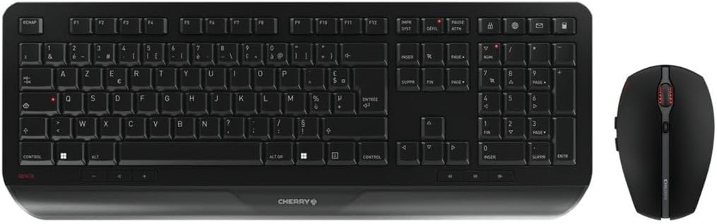 CHERRY GENTIX Desktop, JD-7000FR-2 Französisches Layout - AZERTY schwarz, Französisches Layout - AZE