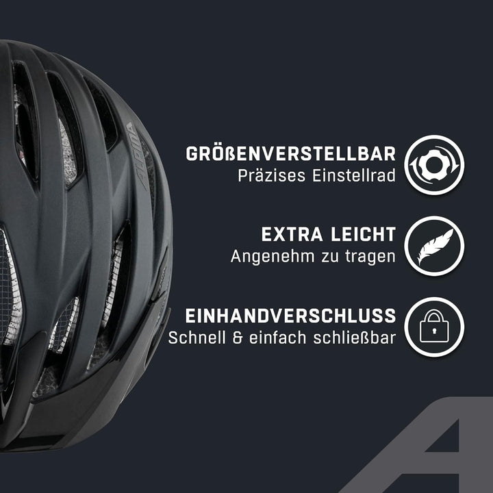 ALPINA PARANA - Leichter, Individuell Anpassbarer Touren Fahrradhelm Mit Fliegennetz Für Erwachsene,
