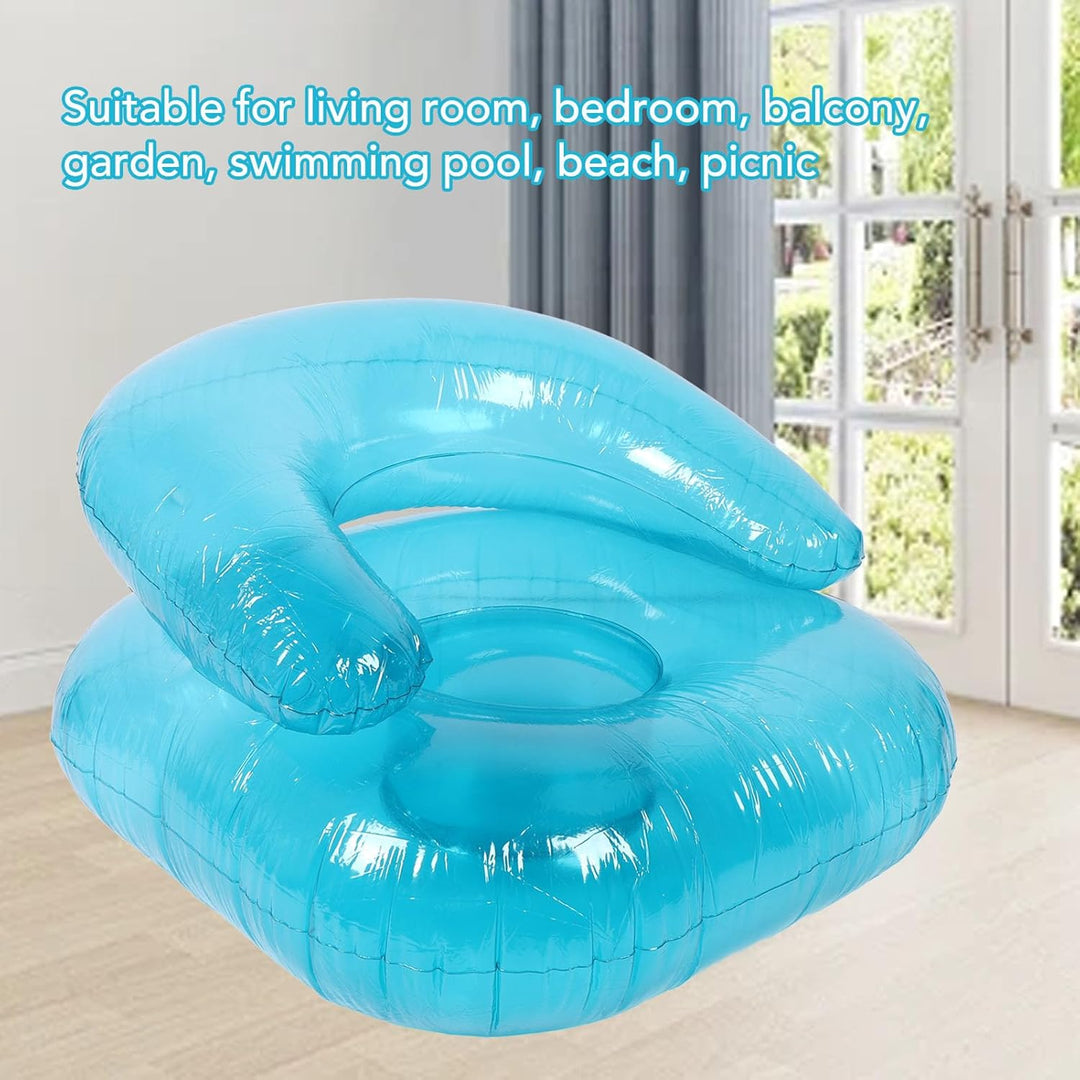 Transparenter Ergonomischer Blow -up -Stuhl, Verbesserung des Wohnraums Einzigartiger Aufblasbarer S