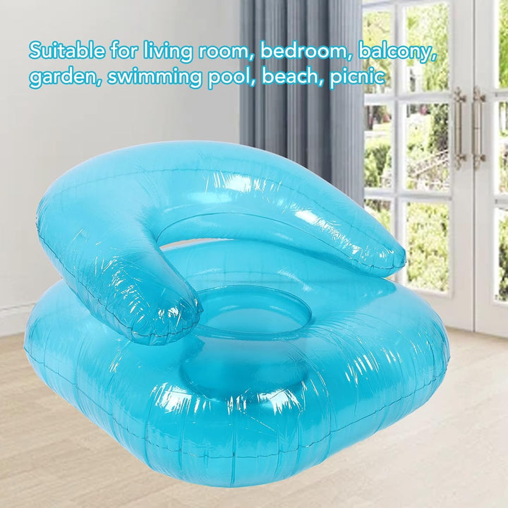 Transparenter Ergonomischer Blow -up -Stuhl, Verbesserung des Wohnraums Einzigartiger Aufblasbarer S
