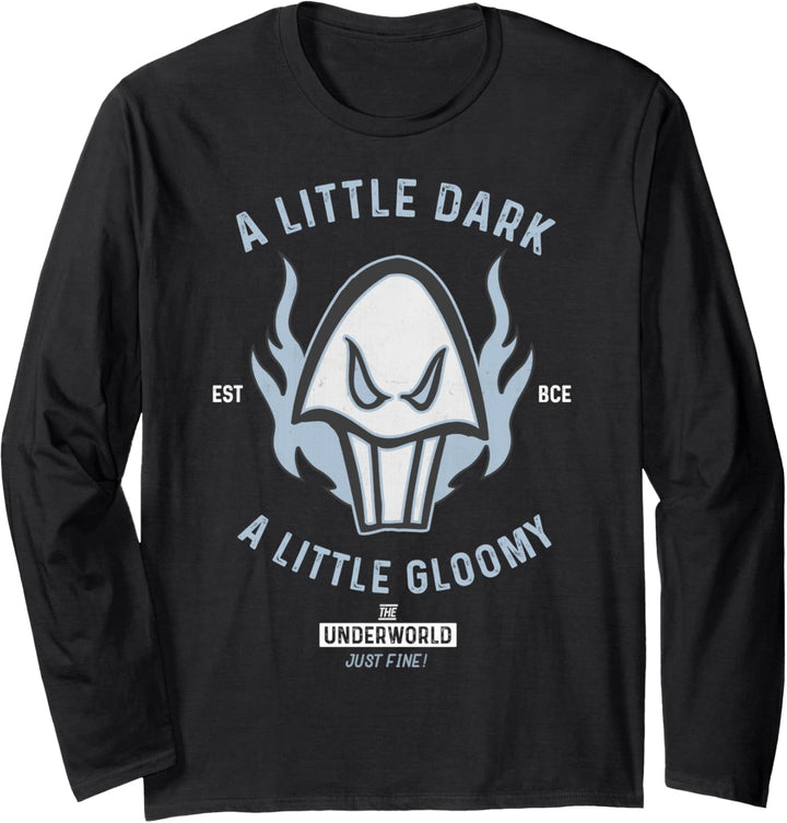 Disney Hercules Underworld Is Just Fine Logo Fleece Langarmshirt