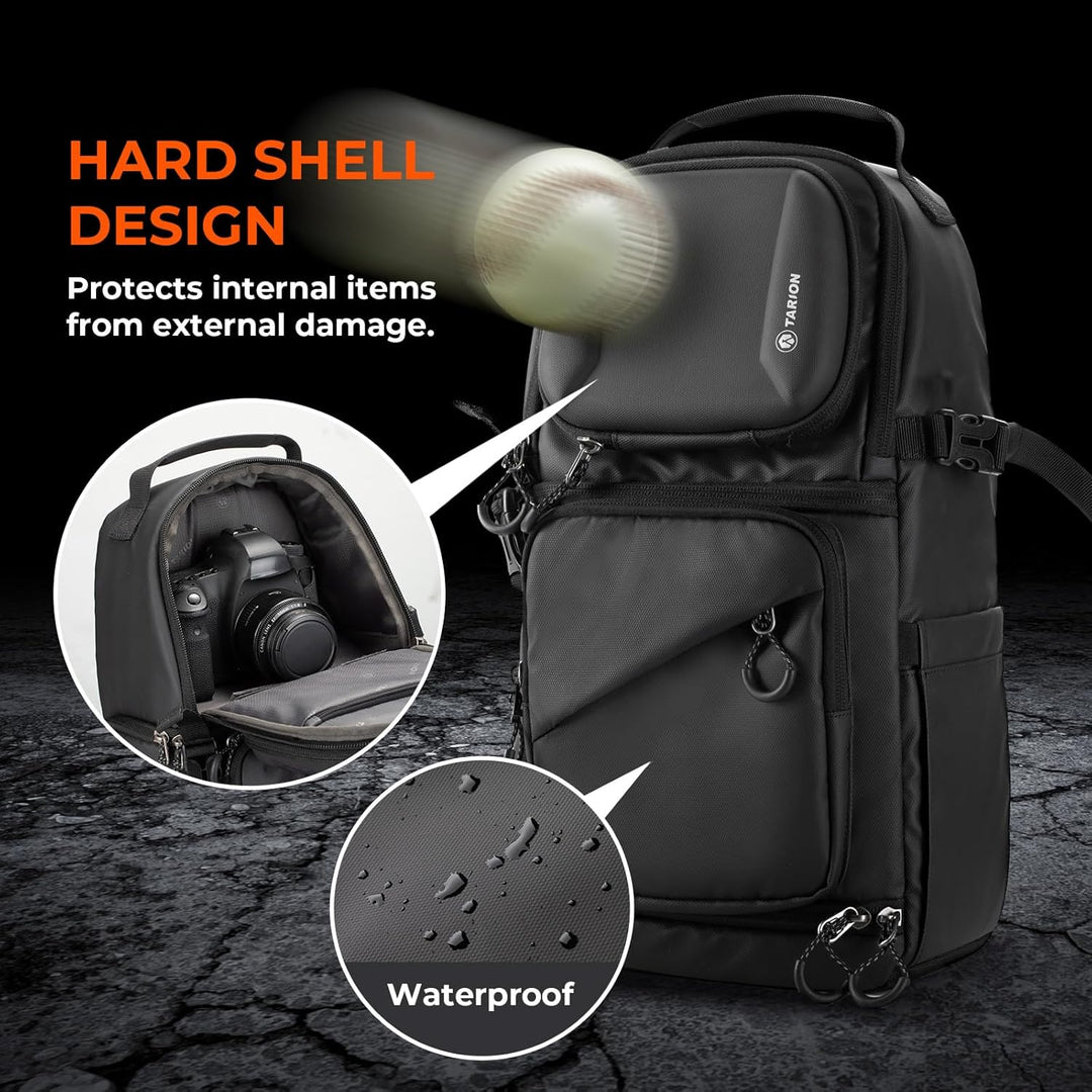 TARION Kameratasche Sling Kamera Schultertasche Umhängetasche Wasserdicht Fotorucksack Spiegelreflex