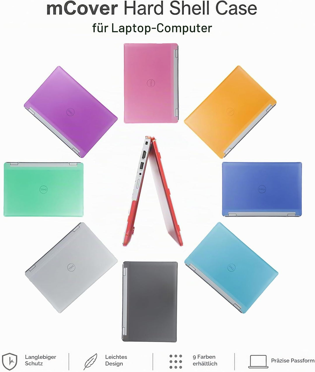mCover Nur kompatibel mit 2021 ~ 2022 13,3 Zoll Dell Latitude 5320 5330 2-in-1 Windows Laptop Notebo