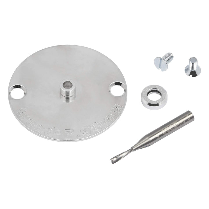 Trend Hartmetall 3,2mm Abwärts-Spiral-Fräser und Buchsen-Set für Einlagevorlagen, EINLAGE/SET/A