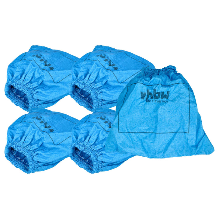 vhbw 5X Textilfilter kompatibel mit Lidl/Parkside PWD 20 A1 - IAN 373293 Staubsauger, Nass-/Trockens