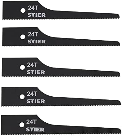 STIER Stichsägeblatt für STS-100 24 Zähne 5 Stk