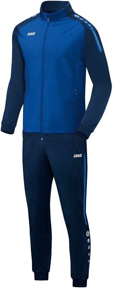 JAKO Herren Champ Trainingsanzug Polyester S royal/Marine, S royal/Marine