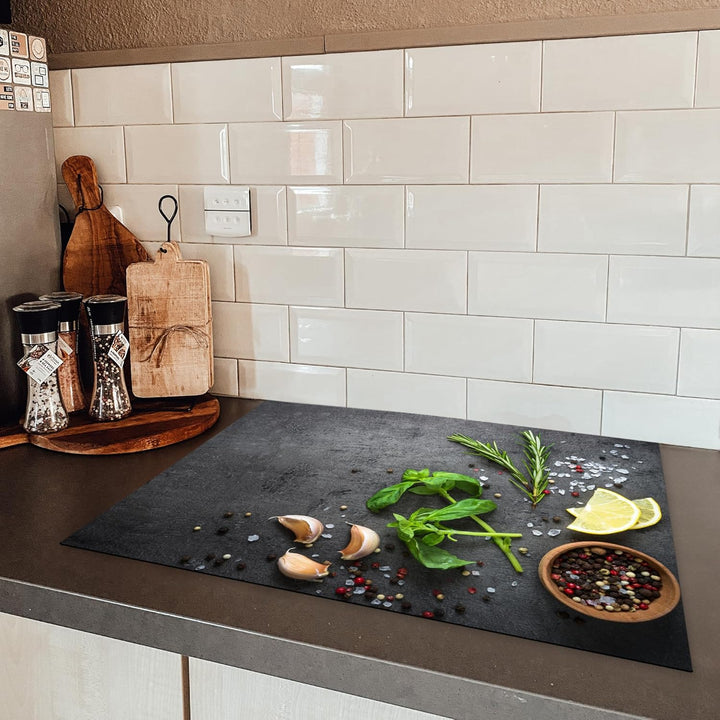 KitchenYeah© Herdabdeckplatte Einteilig Ceranfeld Abdeckplatte für Induktionsschutz Ceranfeldabdecku