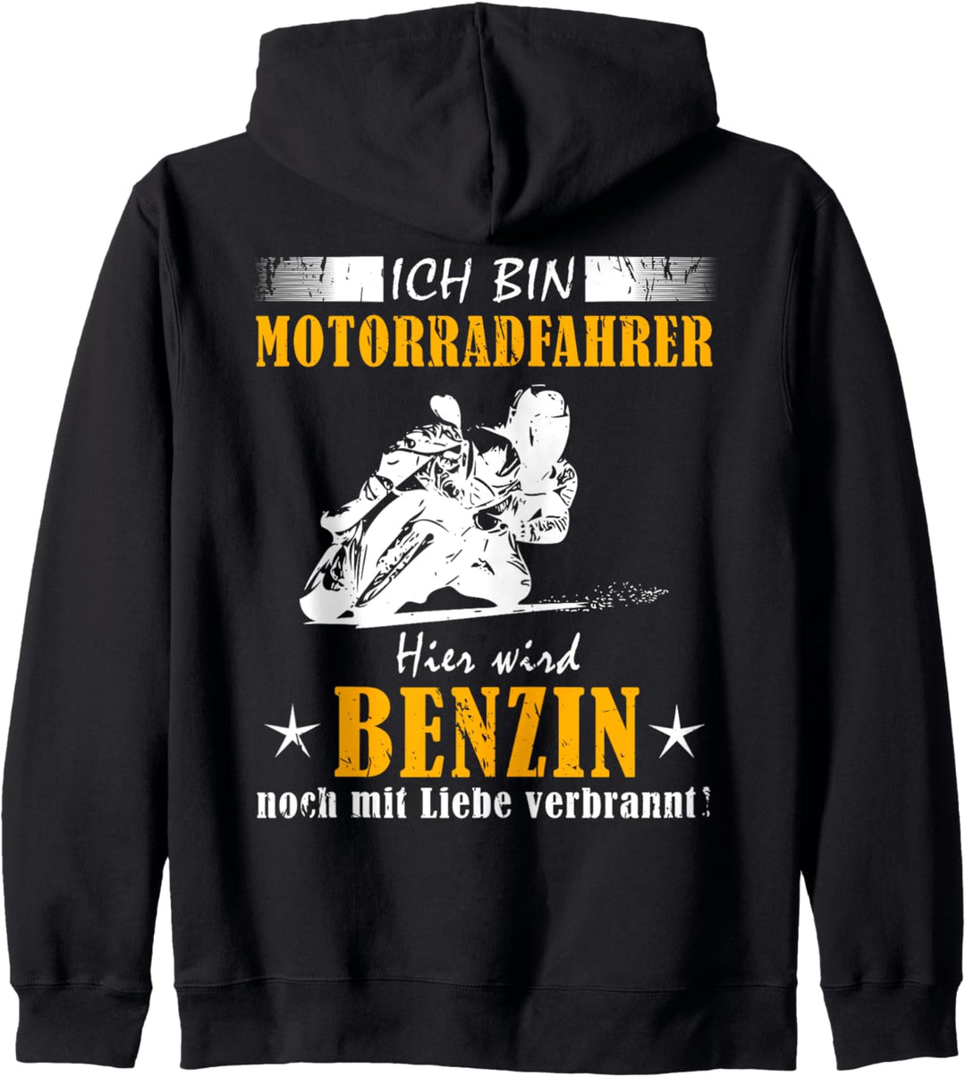 "Ich bin Motorradfahrer" lustiger Biker Motorrad Spruch Kapuzenjacke