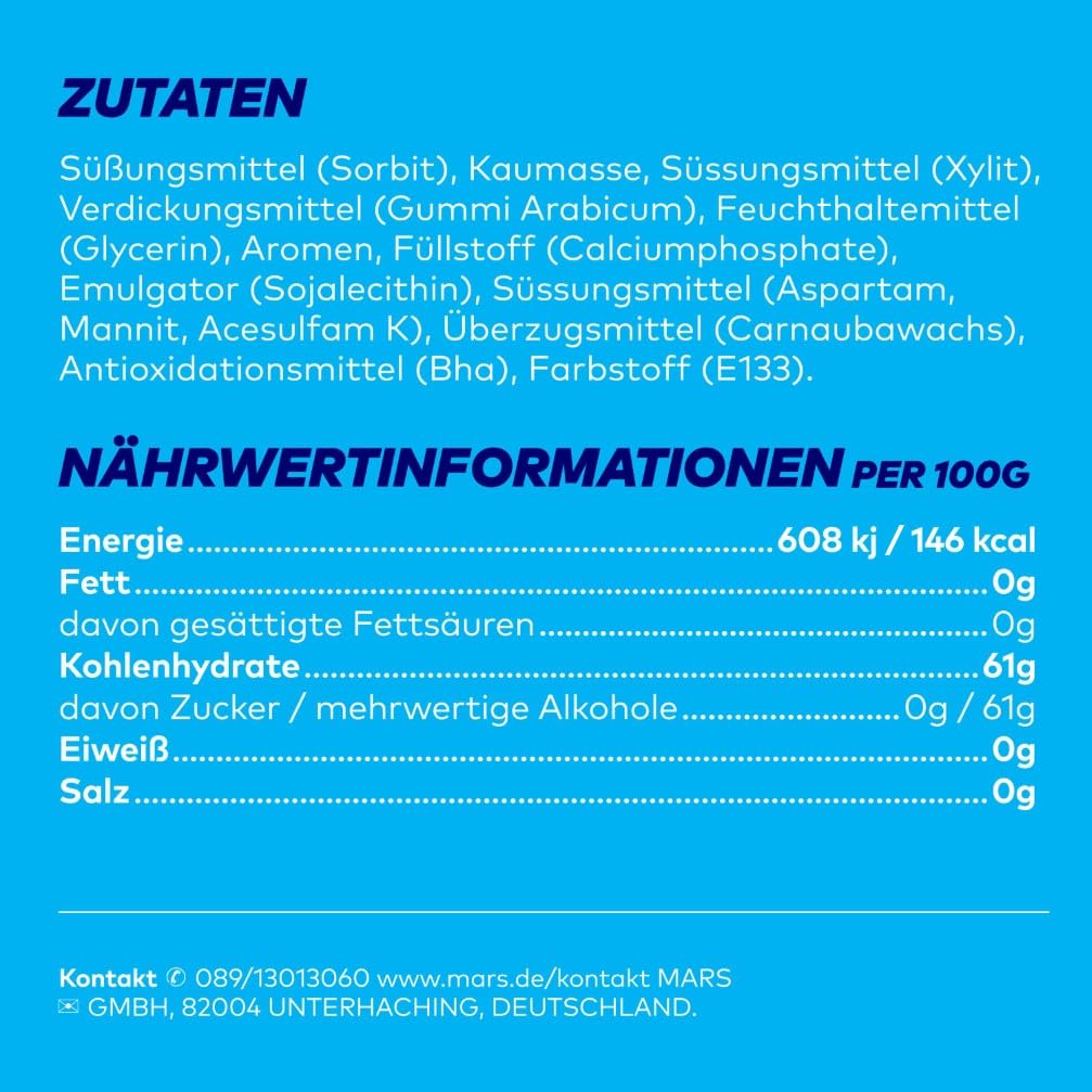 Extra Professional Fresh Spearmint, Zuckerfreier Kaugummi, Multipack mit 30x10 Dragees, Für frischen