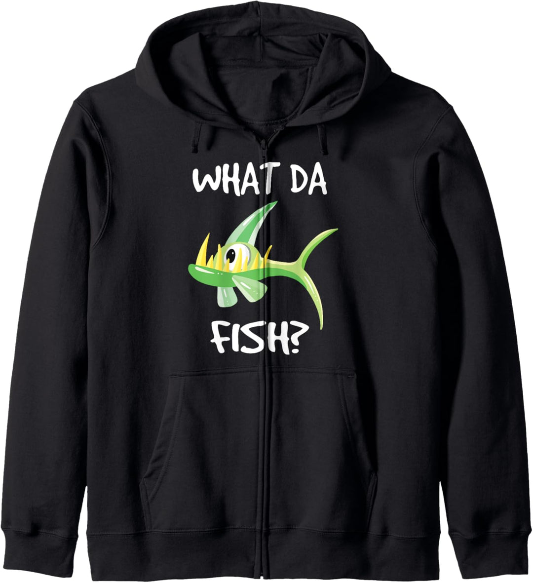 What Da Fish I Angelköder I Angelrute I Fischer & Angler Kapuzenjacke