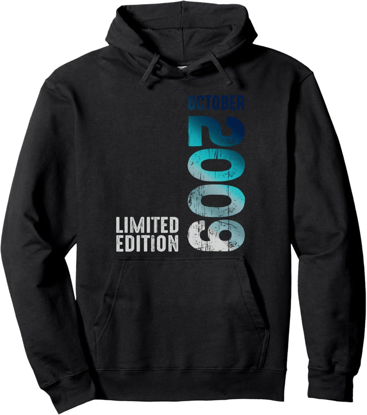 Cool Awesome Oktober 2009 seit 2009 Vintage 2009 Retro 2009 Pullover Hoodie