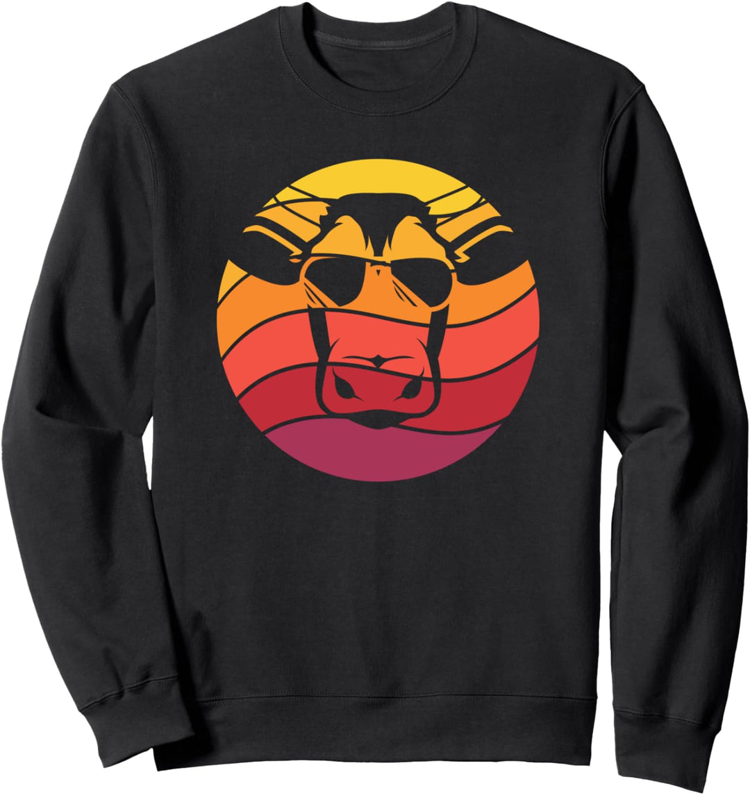 Kuh Retro Style Vintage Sweatshirt