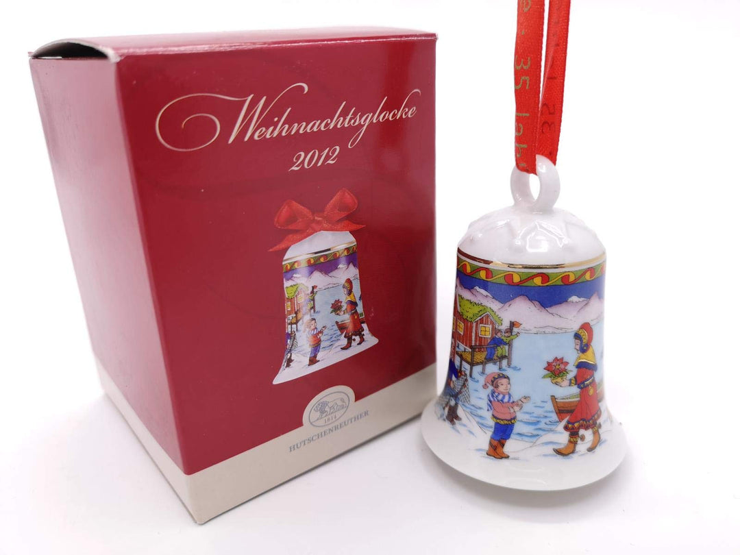 Hutschenreuther Porzellanglocke Weihnachtsglocke 2012 OVP