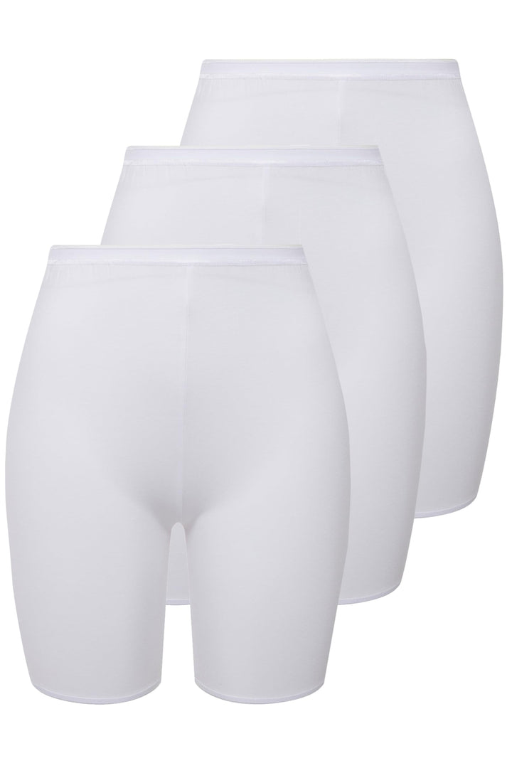 Ulla Popken Damen Panties (3er Pack), Weiss