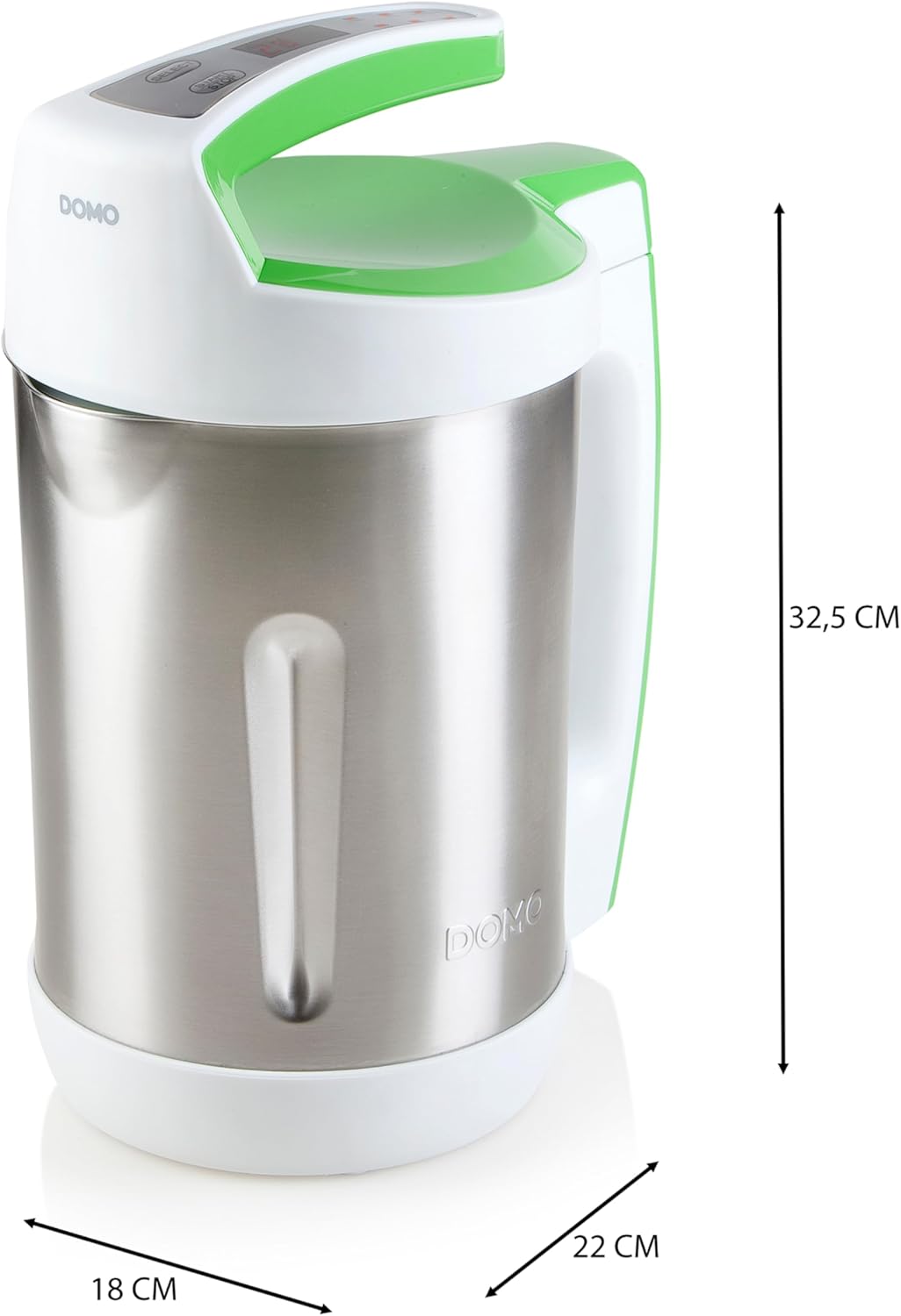 DOMO DO705BL Suppenkocher, Metall, 2 liters,