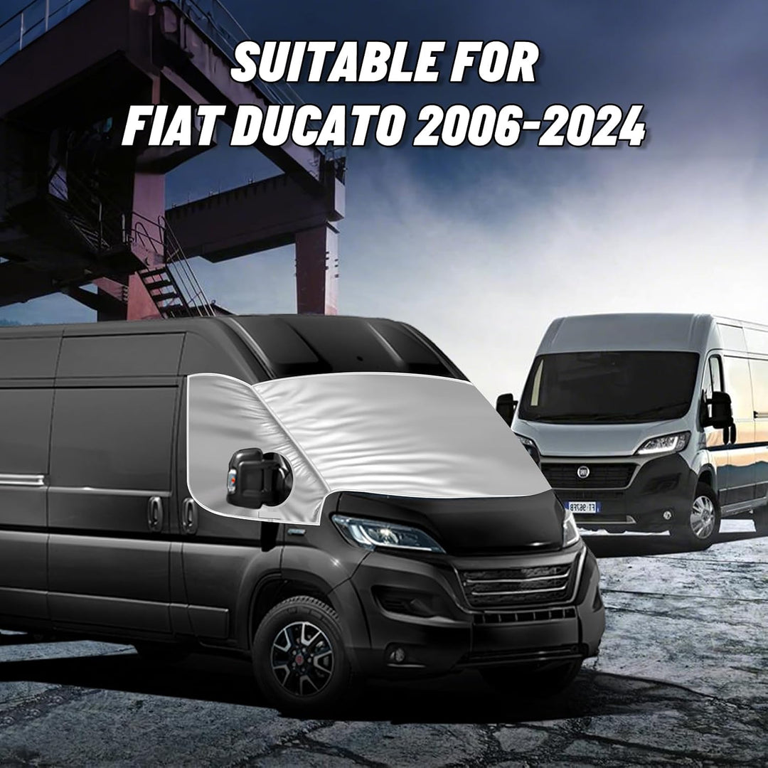 MaxAwe für FIAT Ducato 2006-2024 Auto Windschutzscheiben Abdeckung, Wasserdicht Sonnenschutz Frontsc