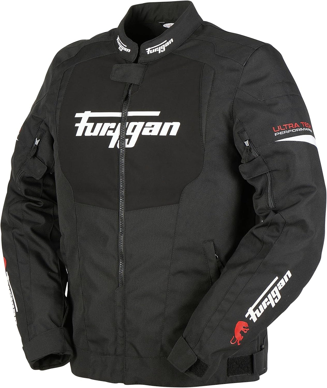Furygan Herren Norman JACKEN UND MÄNTEL S Schwarz-Weiss-Rot, S Schwarz-Weiss-Rot