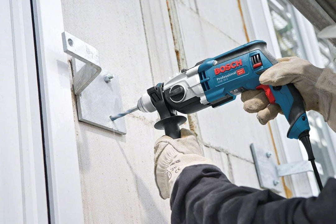 Bosch Professional Schlagbohrmaschine GSB 20-2 (Leistung 850 Watt, Leerlaufdrehzahl 3.000 min-1, mit