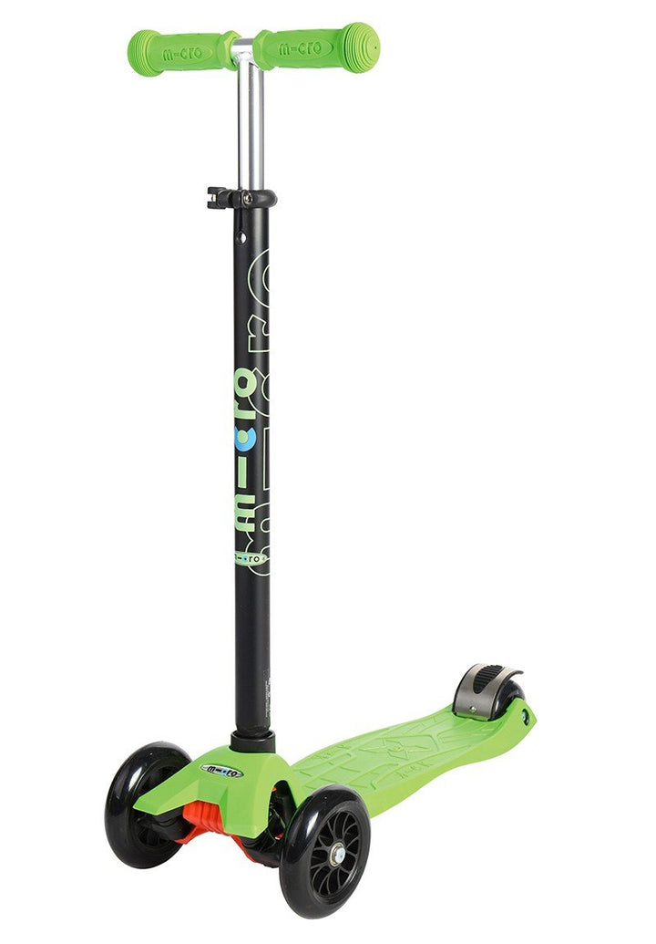 Maxi micro Classic Kinderroller mit T-Lenker ab 5 Jahren Variante Lemon Green grün, grün