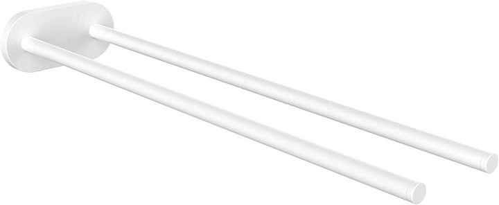 emco Round Handtuchhalter zum Kleben I ohne Bohren I Zweiarmige Handtuchstange zur Wandmontage Badet