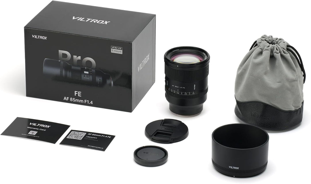 VILTROX 85mm F1.4 Pro FE Vollformat Objektiv Autofokus Grosse Blende Porträt Objektiv mit Hyper-VCM