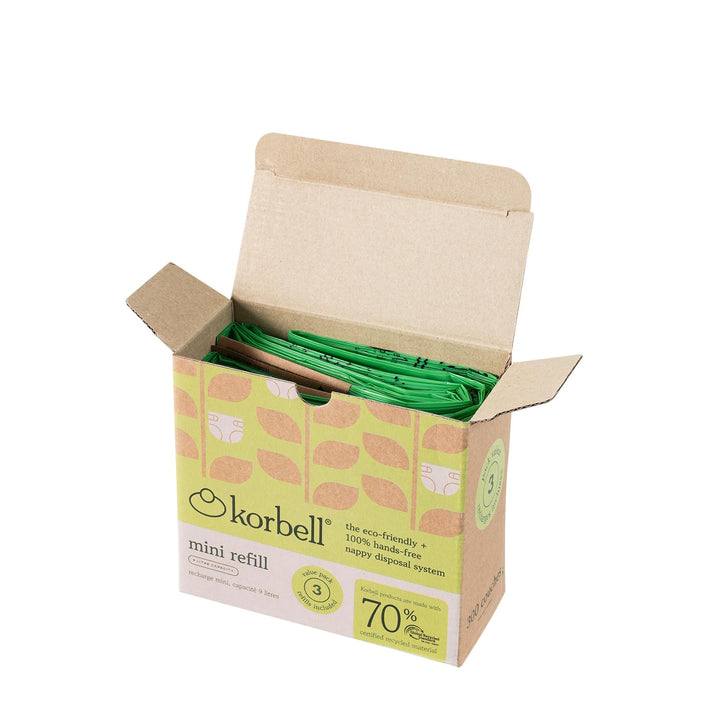 Korbell - Nachfüllpackungen für Windelbehälter Mini 9 L