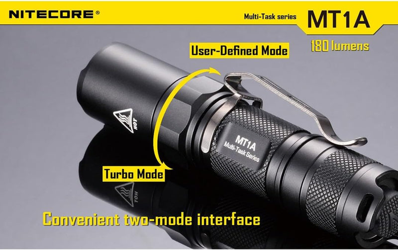 NiteCore Taschenlampe LED - Multitask Serie, NC-MT1A 180 Lumen