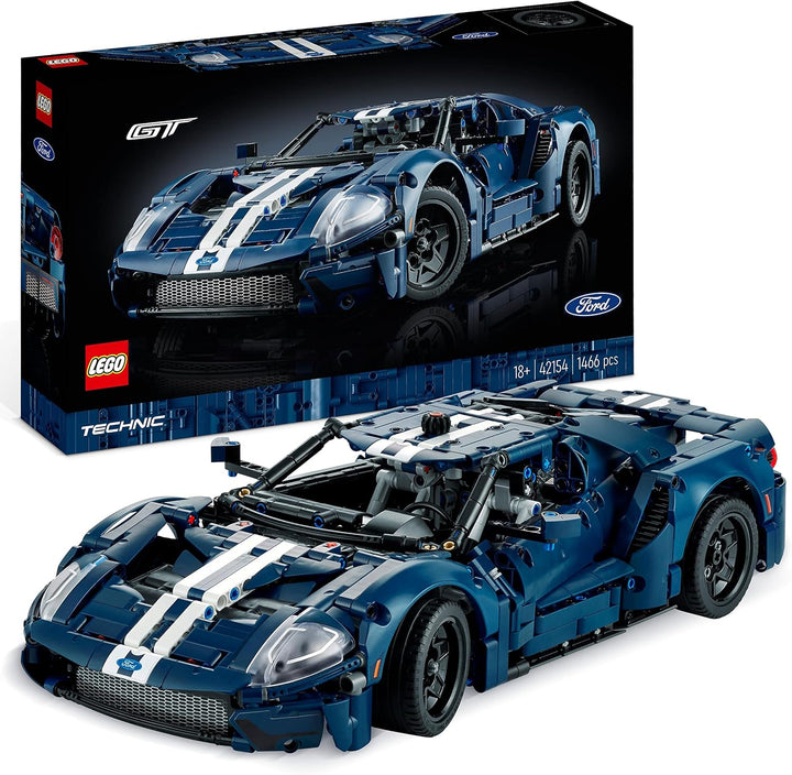 LEGO Technic Ford GT 2022 Auto-Modellbausatz für Erwachsene im Massstab 1:12 mit authentischen Detai