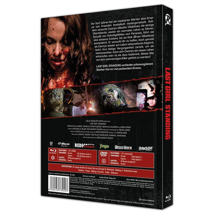 Last Girl Standing - Mediabook - Cover A auf 222 Stück - Uncut Rawside-Edition Nr. 07), Blu-ray