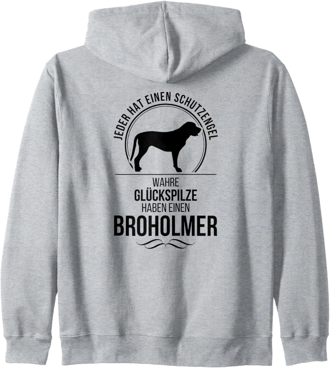 Broholmer Schutzengel Hund Hunde Hundespruch Kapuzenjacke